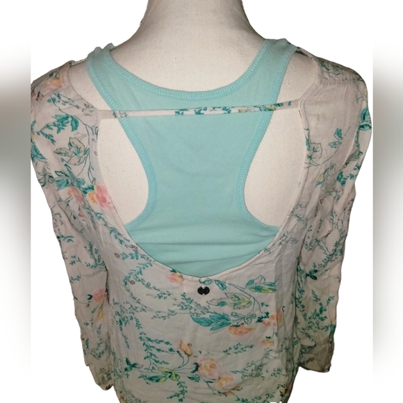 NWOT Billabong Long Sleeve Top AND Teal Tank Top - Picture 7 of 16